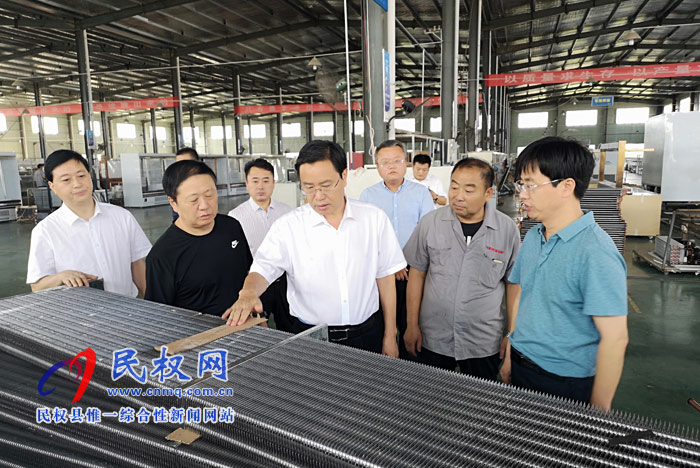 縣委書記姬脈常調(diào)研非公制企業(yè)發(fā)展情況 縣委書記姬脈常調(diào)研非公制企業(yè)發(fā)展情況