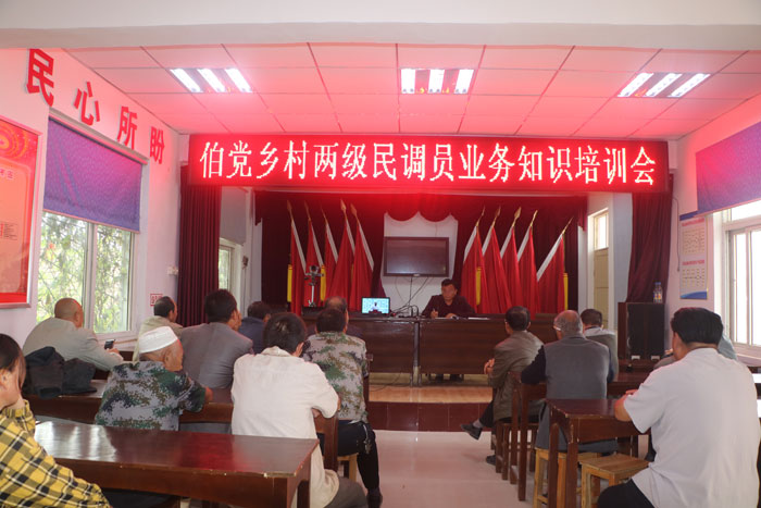 伯黨鄉(xiāng)召開鄉(xiāng)村兩級民調員業(yè)務知識培訓會 伯黨鄉(xiāng)召開鄉(xiāng)村兩級民調員業(yè)務知識培訓會