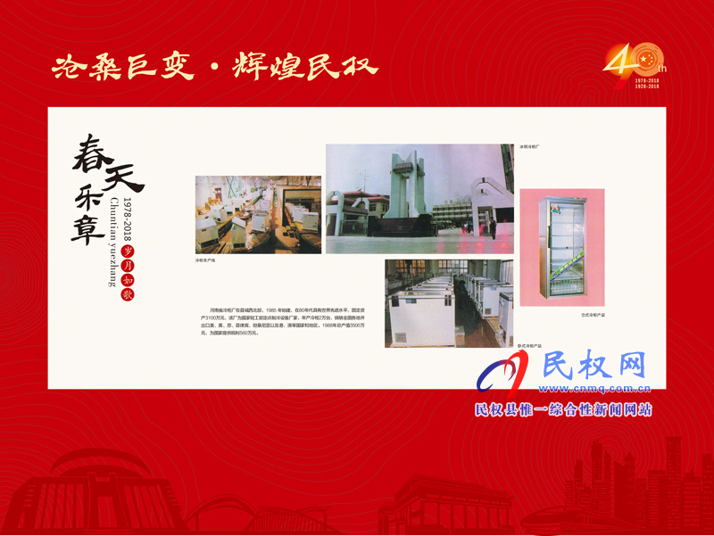 滄桑巨變?輝煌民權(quán) 民權(quán)縣慶祝改革開放40周年暨建縣90周年大型圖片展 滄桑巨變?輝煌民權(quán) 民權(quán)縣慶祝改革開放40周年暨建縣90周年大型圖片展