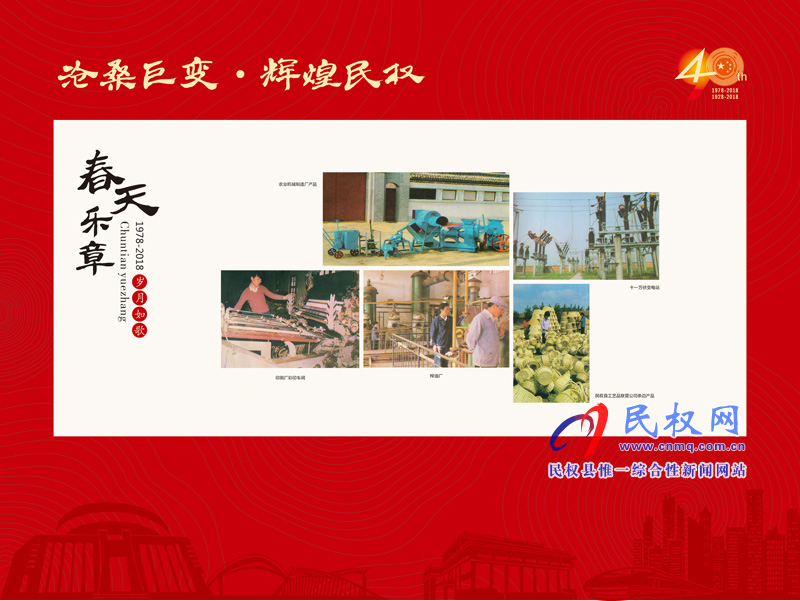 滄桑巨變?輝煌民權(quán) 民權(quán)縣慶祝改革開放40周年暨建縣90周年大型圖片展 滄桑巨變?輝煌民權(quán) 民權(quán)縣慶祝改革開放40周年暨建縣90周年大型圖片展