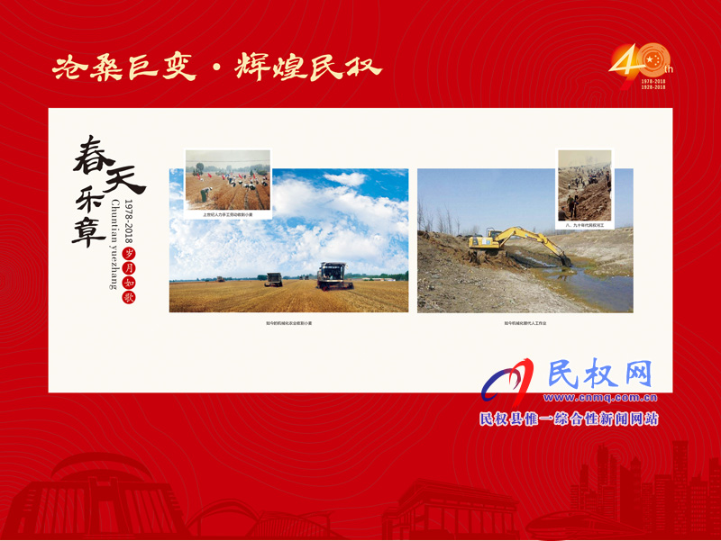 滄桑巨變?輝煌民權(quán) 民權(quán)縣慶祝改革開放40周年暨建縣90周年大型圖片展 滄桑巨變?輝煌民權(quán) 民權(quán)縣慶祝改革開放40周年暨建縣90周年大型圖片展