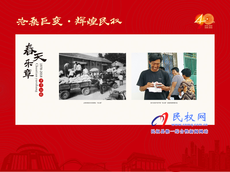 滄桑巨變?輝煌民權(quán) 民權(quán)縣慶祝改革開放40周年暨建縣90周年大型圖片展 滄桑巨變?輝煌民權(quán) 民權(quán)縣慶祝改革開放40周年暨建縣90周年大型圖片展