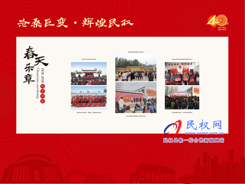 滄桑巨變?輝煌民權(quán) 民權(quán)縣慶祝改革開放40周年暨建縣90周年大型圖片展 滄桑巨變?輝煌民權(quán) 民權(quán)縣慶祝改革開放40周年暨建縣90周年大型圖片展