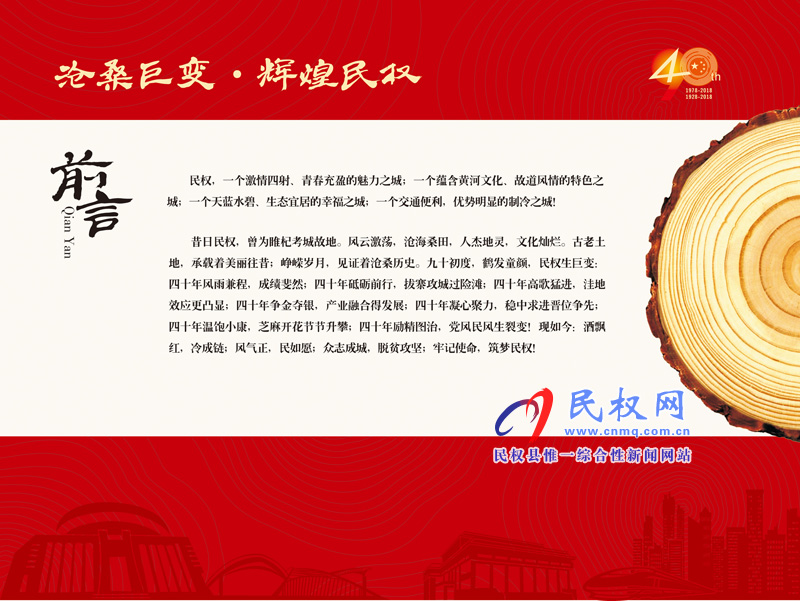 滄桑巨變?輝煌民權(quán) 民權(quán)縣慶祝改革開放40周年暨建縣90周年大型圖片展 滄桑巨變?輝煌民權(quán) 民權(quán)縣慶祝改革開放40周年暨建縣90周年大型圖片展
