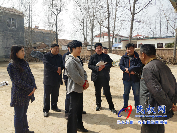 縣人大常委會主任周燕、副縣長朱琳到老顏集鄉(xiāng)督導(dǎo)脫貧攻堅工作