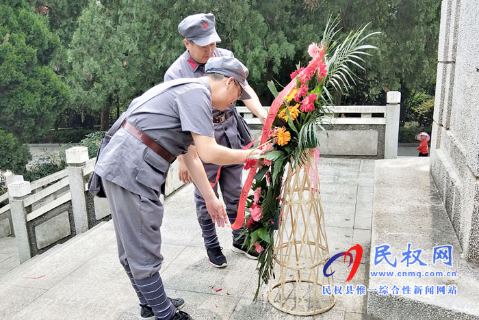 民權高新區(qū)進行“不忘初心，牢記使命”大別山精神學習