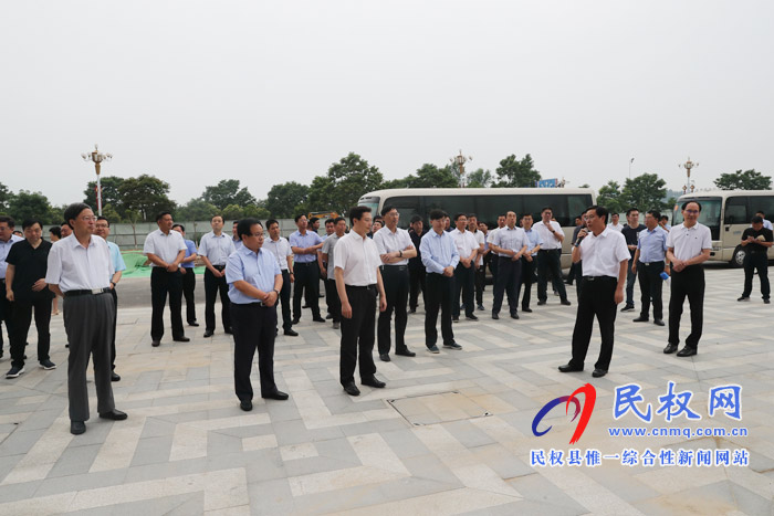 全市百城提質觀摩團蒞臨我縣