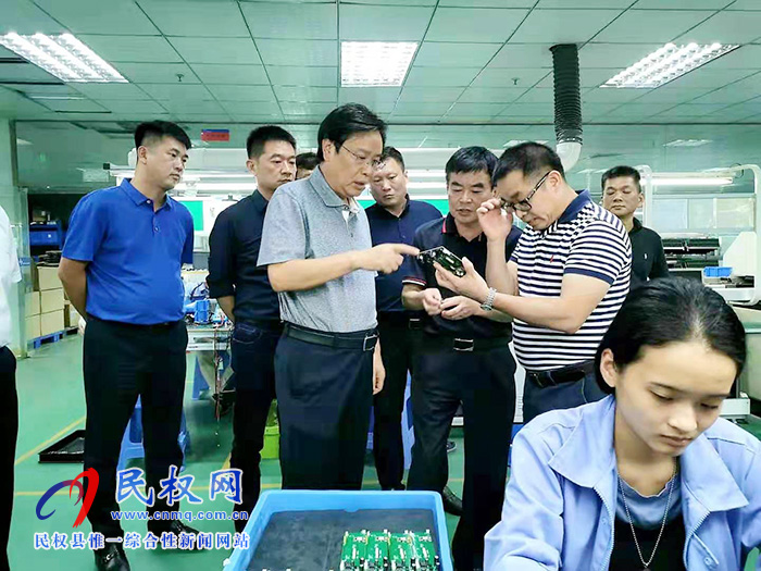 市人大副主任、縣委書記姬脈常率團赴深圳市招商考察