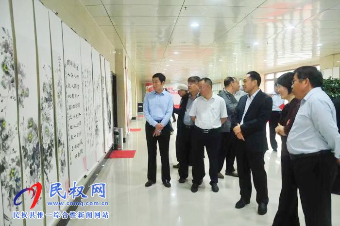 我縣舉辦慶祝新中國暨人民政協(xié)成立70周年書畫展 我縣舉辦慶祝新中國暨人民政協(xié)成立70周年書畫展