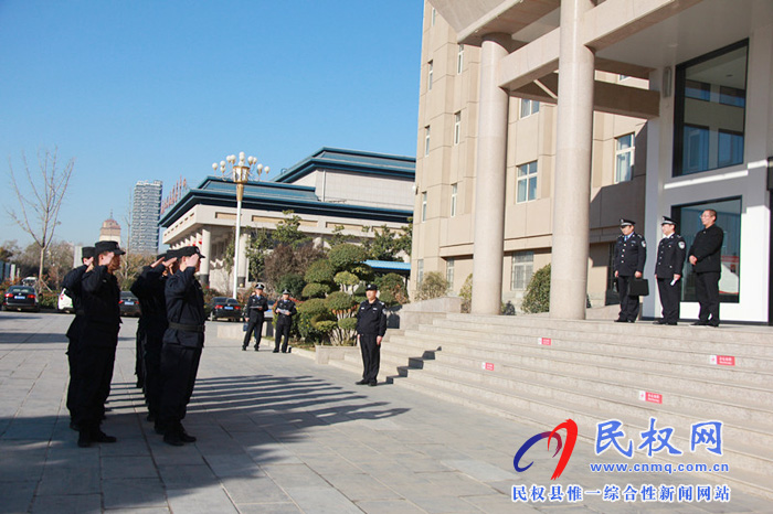 民權(quán)法院司法警察大隊迎接三星級警隊驗收 民權(quán)法院司法警察大隊迎接三星級警隊驗收