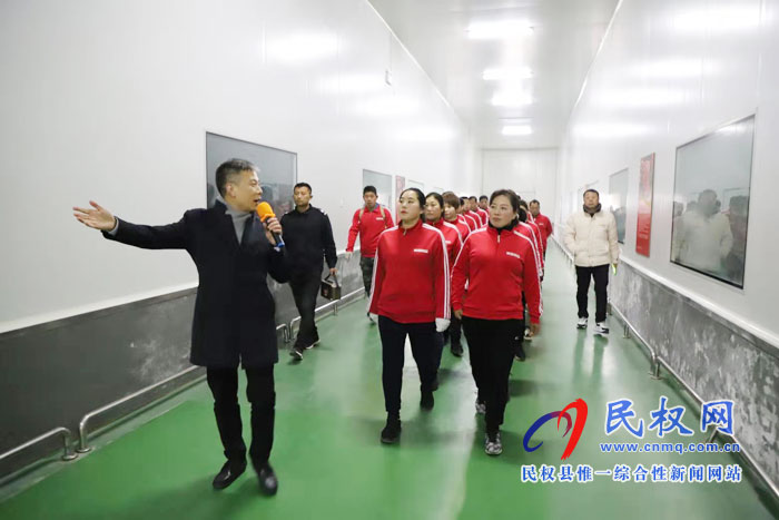 民權(quán)奧林匹克快走隊(duì)走進(jìn)美是食品參觀 民權(quán)奧林匹克快走隊(duì)走進(jìn)美是食品參觀