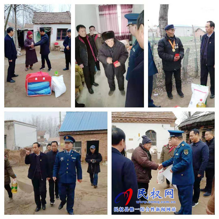 縣委常委、縣人武部政委江靜亞到雙塔鎮(zhèn)慰問老復(fù)員軍人