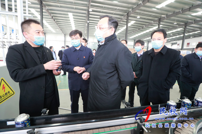 市委常委、常務副市長吳祖明調(diào)研我縣企業(yè)復工復產(chǎn)情況