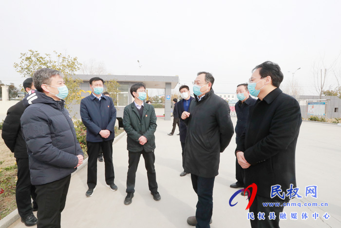 市委常委、常務副市長吳祖明調(diào)研我縣企業(yè)復工復產(chǎn)情況