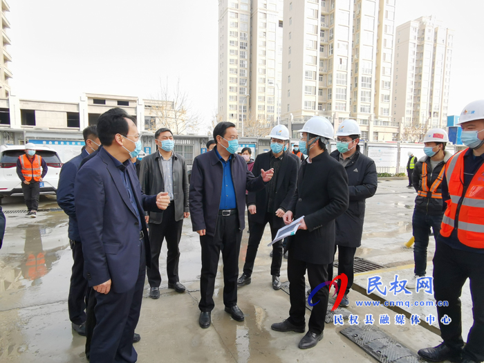 市人大常委會副主任、縣委書記姬脈常調(diào)研我縣城建項目建設(shè)情況