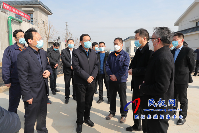 市人大常委會副主任、縣委書記姬脈常調(diào)研我縣城建項目建設(shè)情況
