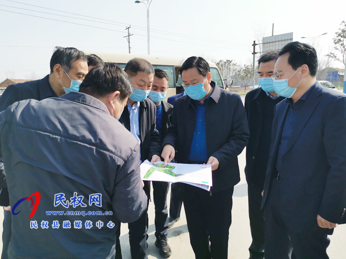 市人大常委會副主任、縣委書記姬脈常調(diào)研我縣城建項目建設(shè)情況