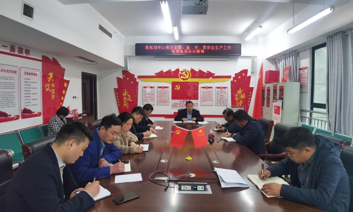 縣規(guī)劃中心傳達(dá)貫徹全國、省、市、縣安全生產(chǎn)電視電話會(huì)議精神