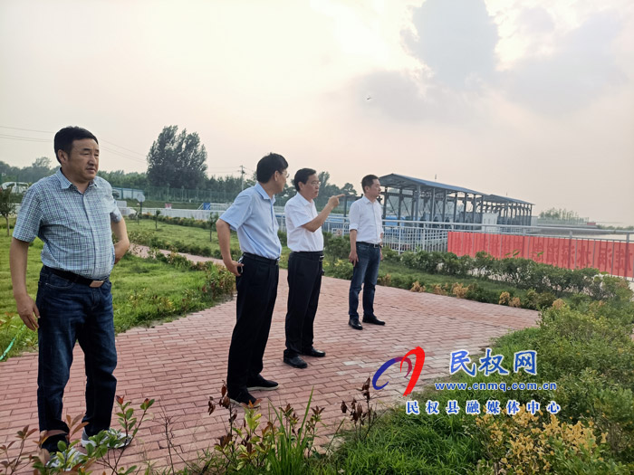 市人大常委會副主任、縣委書記姬脈常調(diào)研指導(dǎo)我縣河長制工作