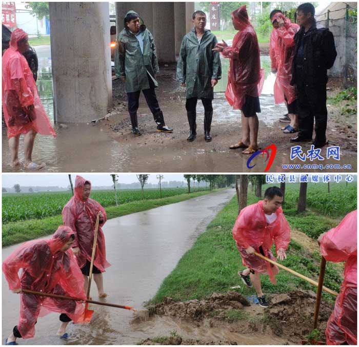 民權(quán)縣交通運輸局冒雨排查安全隱患 民權(quán)縣交通運輸局冒雨排查安全隱患