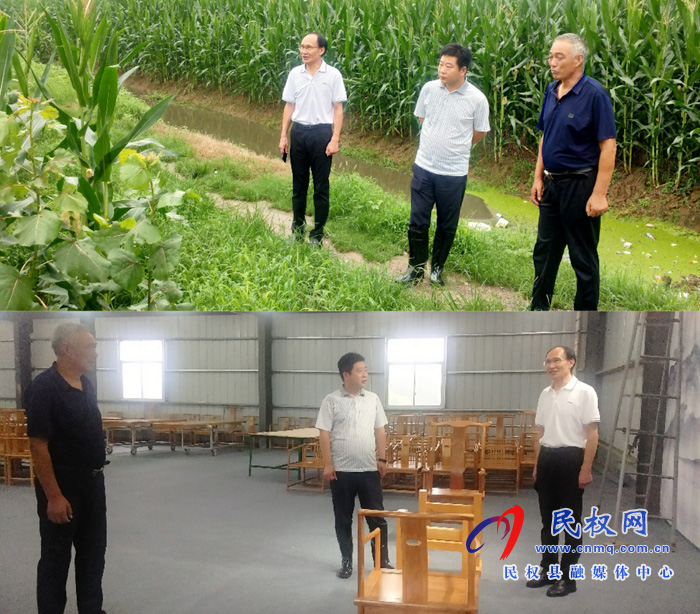 縣領(lǐng)導(dǎo)王雪山到胡集鄉(xiāng)督導(dǎo)防汛抗災(zāi)工作。