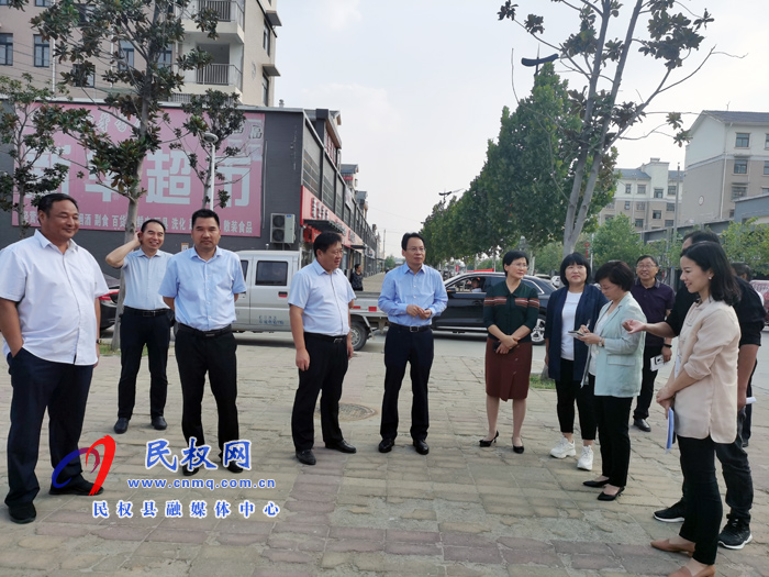 縣委常委、常務(wù)副縣長(zhǎng)李啟峰督導(dǎo)推進(jìn)全國(guó)文明城市（提名城市）創(chuàng)建工作