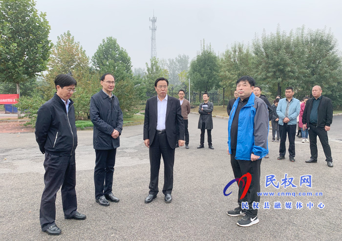 市人大常委會(huì)副主任、縣委書(shū)記姬脈常調(diào)研第六屆制冷裝備博覽會(huì)籌備工作