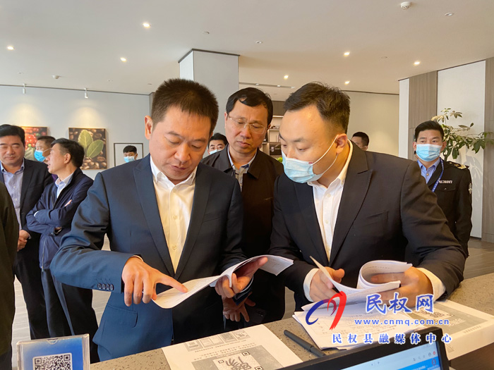 縣委常委、縣委辦公室主任孟亞松查看2020河南?民權(quán)第六屆制冷裝備博覽會后勤保障工作