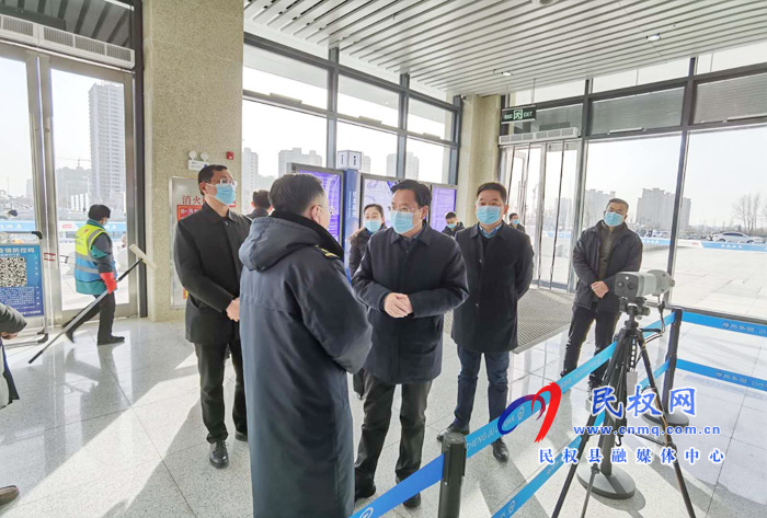 市人大常委會副主任、縣委書記姬脈常調(diào)研疫情防控工作