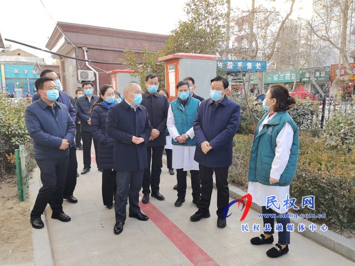 市人大常委會副主任、縣委書記姬脈常調(diào)研疫情防控工作