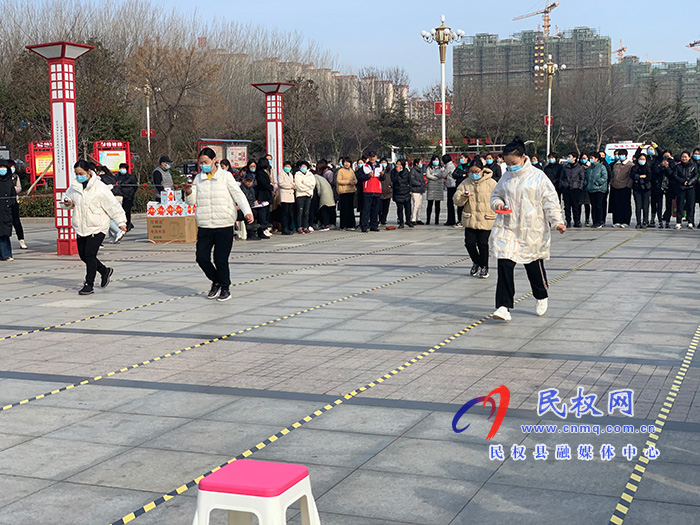 民權(quán)縣舉辦第二屆婦女趣味運動會 民權(quán)縣舉辦第二屆婦女趣味運動會