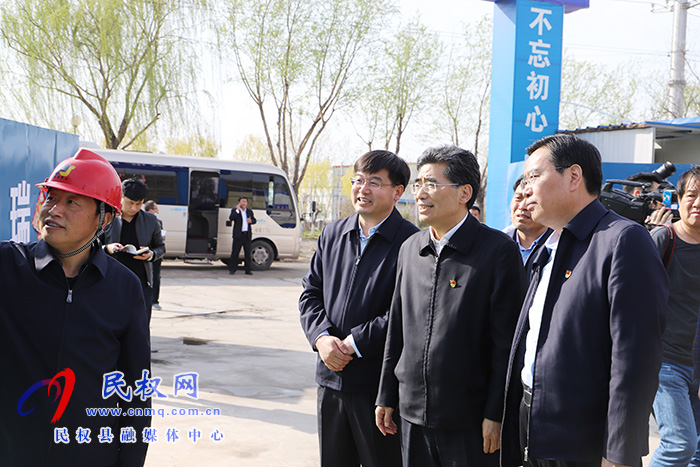 副省長、市委書記王戰(zhàn)營到民調(diào)研重點項目建設工作