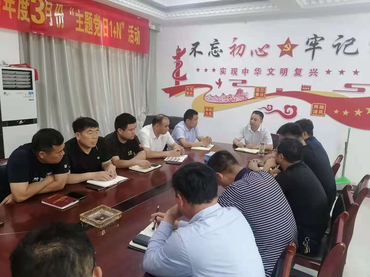 北關鎮(zhèn)學黨史、抓穩(wěn)定