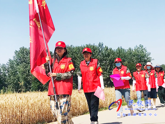 孫六鎮(zhèn):巾幗志愿隊 “三夏”別樣紅 孫六鎮(zhèn):巾幗志愿隊 “三夏”別樣紅