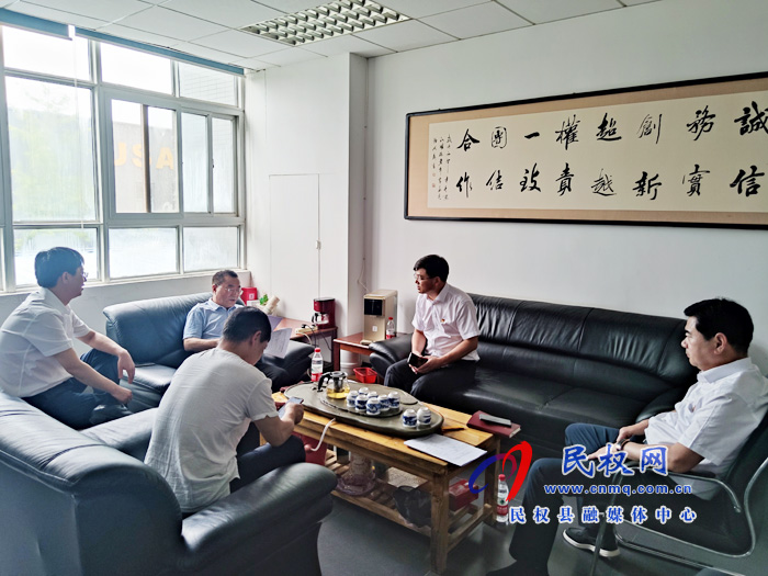 市政府副秘書長任善禮到民開展“萬人助萬企”活動 市政府副秘書長任善禮到民開展“萬人助萬企”活動
