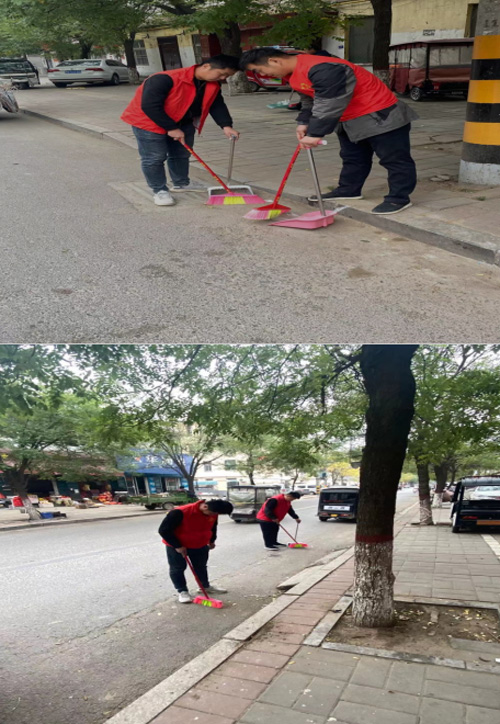 城管局路燈所：迎接我縣文明城、衛(wèi)生城創(chuàng)建及冷博會(huì)召開(kāi)開(kāi)展志愿交通、衛(wèi)生服務(wù)
