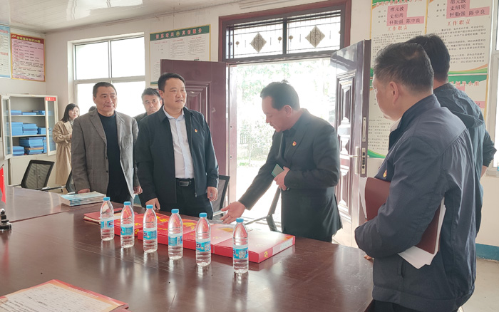  縣委常委、組織部長王義彬督導(dǎo)軟弱渙散村黨組織整頓及駐村第一書記工作情況