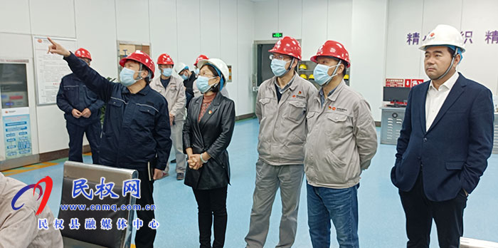 縣委副書記、縣長王靜嫻到國能民權(quán)熱電有限公司調(diào)研
