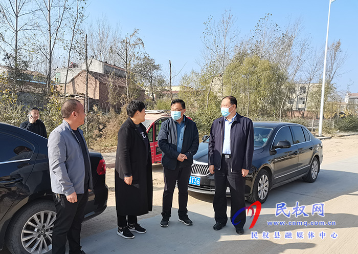 縣委常委、宣傳部長、副縣長畢道喜督導重點民生實事項目建設情況