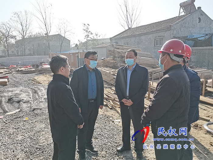 縣委常委、宣傳部長、副縣長畢道喜督導重點民生實事項目建設情況