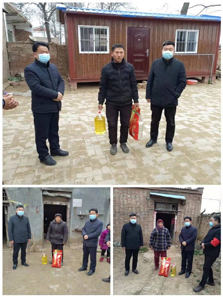 老干部局到幫扶村慰問(wèn)疫情防控一線工作人員和老黨員、困難群眾