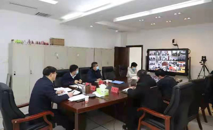 縣委書(shū)記張團(tuán)結(jié)視頻調(diào)度春節(jié)期間值班值守工作