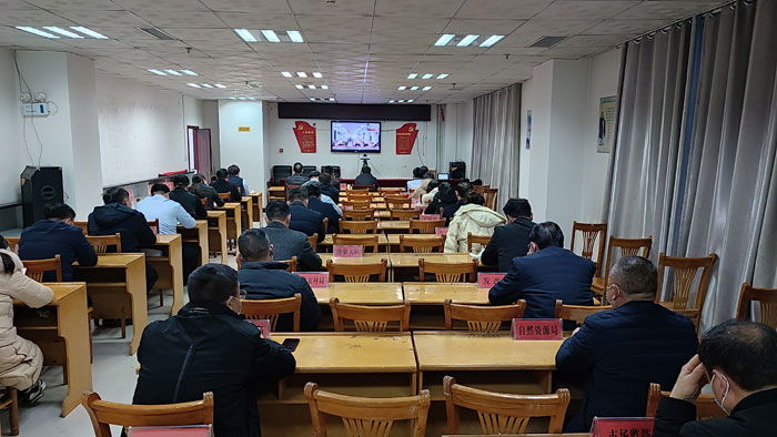 我縣收聽收看全市空氣質(zhì)量聯(lián)防聯(lián)控工作視頻調(diào)度會(huì)