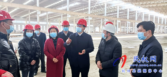 縣委書記張團結調(diào)研重點項目建設工作