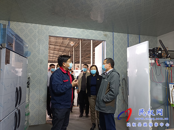 省科技廳先進(jìn)制造與自動(dòng)化科技處調(diào)研組蒞民調(diào)研