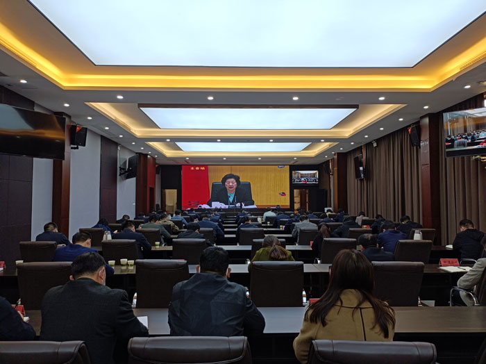 我縣組織收聽收看全國新冠肺炎疫情防控工作電視電話會議