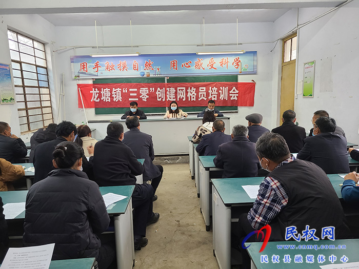 龍?zhí)伶?zhèn)全面開展“三零”創(chuàng)建網格員培訓會