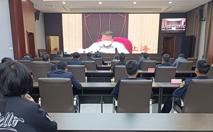 我縣組織收聽收看全國新冠肺炎疫情防控工作電視電話會(huì)