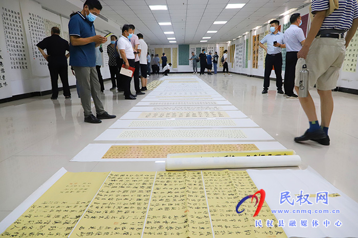 民權(quán)縣第三屆臨帖書法作品點評現(xiàn)場會舉行