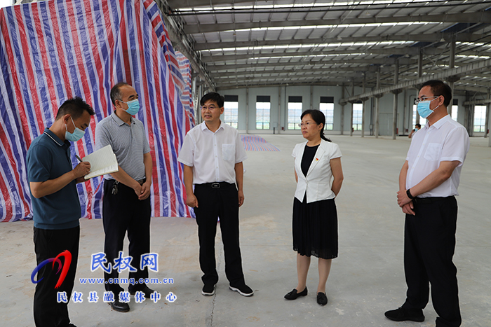 縣委書記張團結(jié)調(diào)研“三個一批”項目建設情況